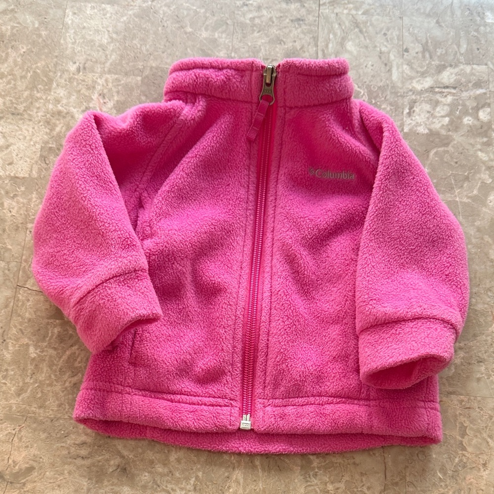 Columbia baby girl 3-6 months fleece